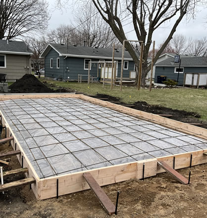 Residential Concrete - Garage Floor